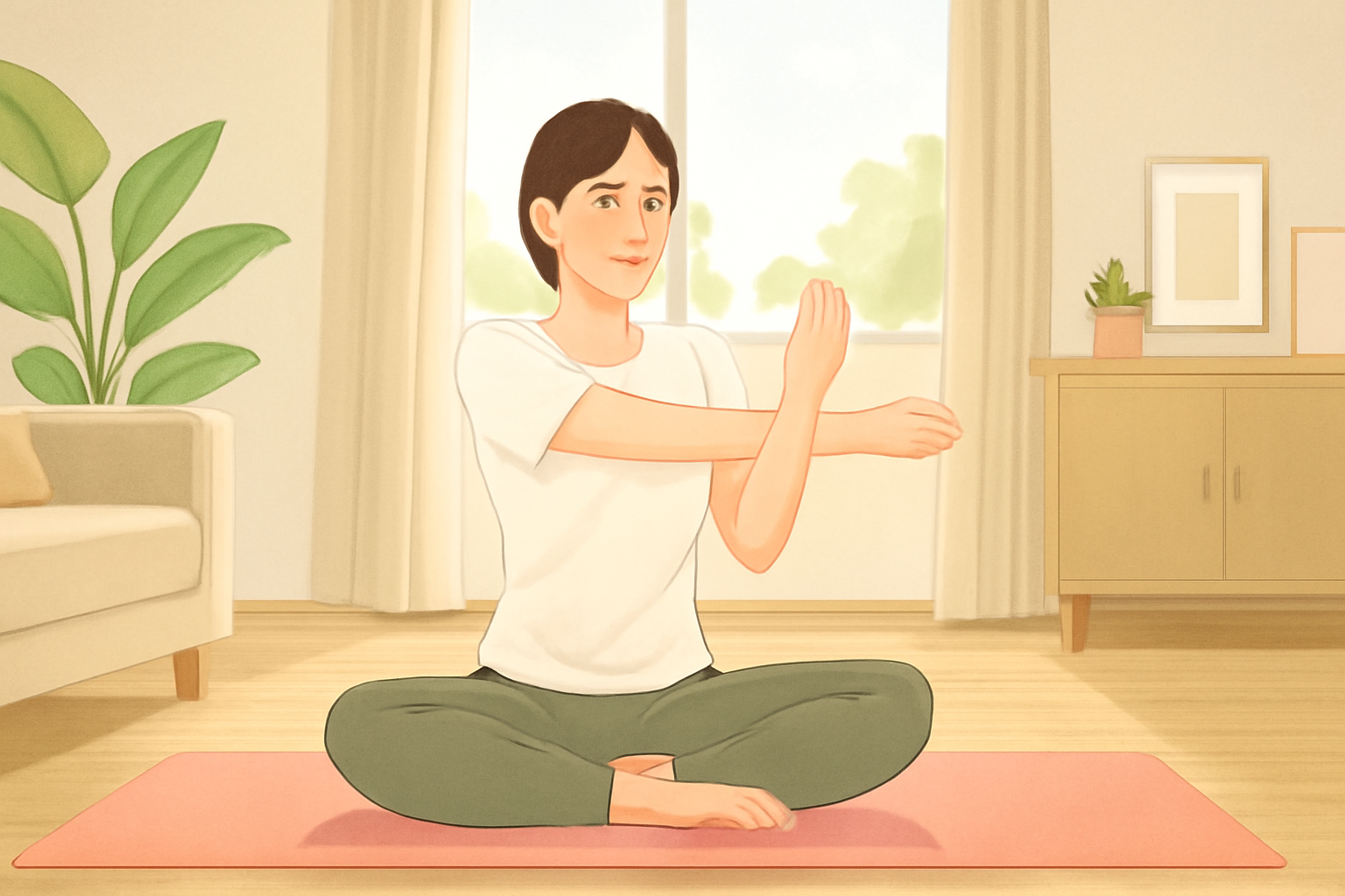 運動不足を感じた日にできる10分のやさしい宅トレ